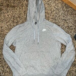 Nike Heather Gray Pullover Hoodie